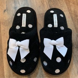Laura Ashley Polka Dot Slippers